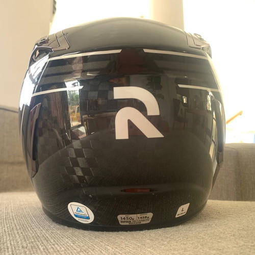 HJC RPHA 70 Carbon motorcycle helmet, size L, black/carbon