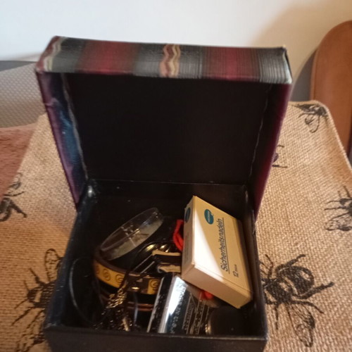 Box for small items and jewelry used, 11x11 cm