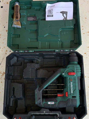 Parkside PABH 20-Li D4 rechargeable rotary hammer drill new