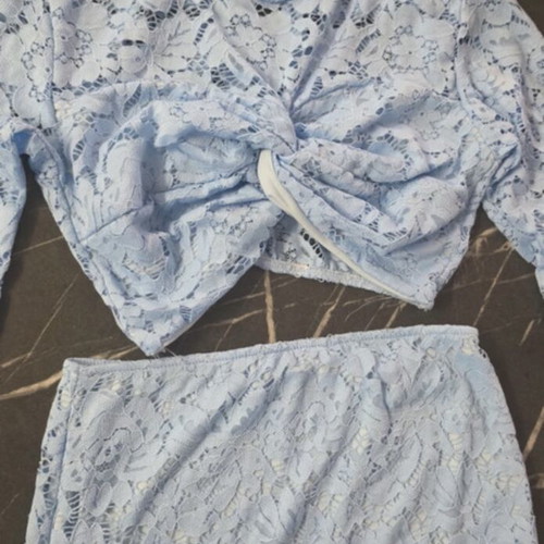 Set like new, blue
