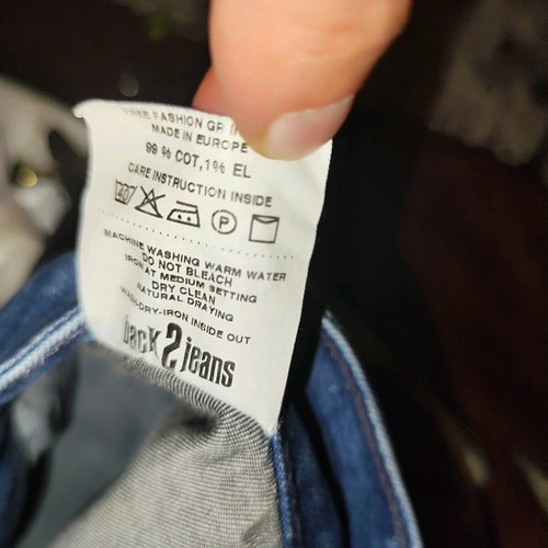 Back2Jeans men's jeans used, vintage with rips, size 30