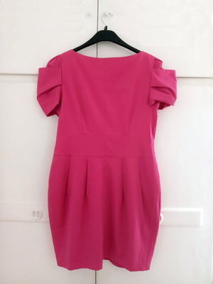 Atmosphere dress in hot pink color like new, size M