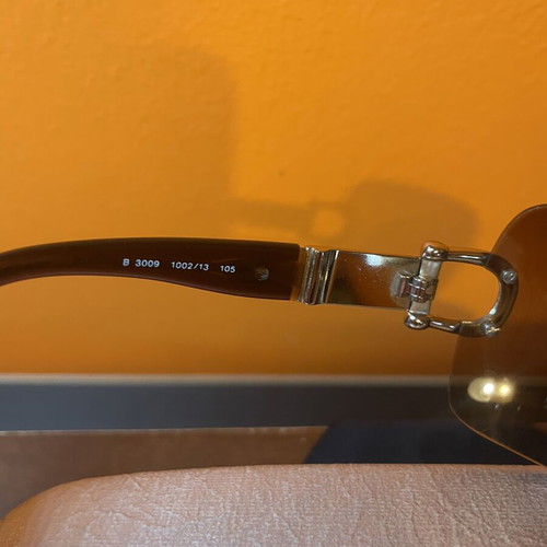 Burberry 3037 women's sunglasses, gold accents