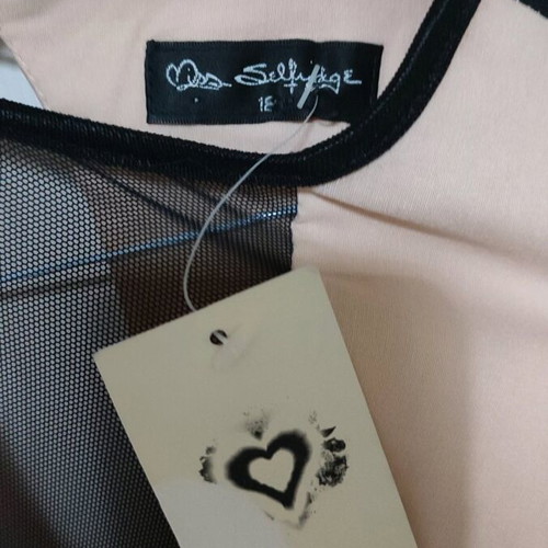 Miss Selfridge dress new, size M/L with transparent front