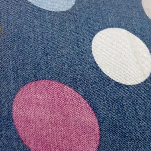 Scarf H&B 100% viscose like new, multicolor polka dots