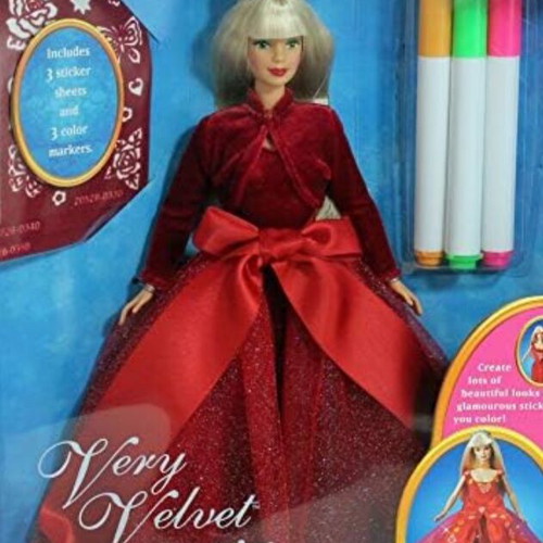 Barbie velour jumpsuit used, Barbie very velvet 1998