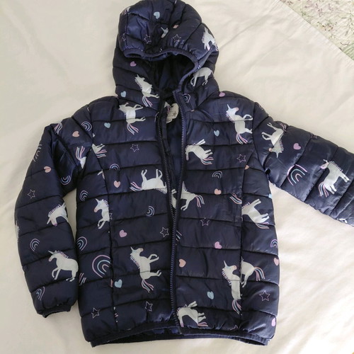 Lupilu girls' jacket like new, blue, size 5-6 years