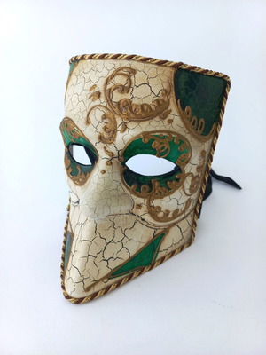 Authentic Venetian Bauta mask like new, 00's decade