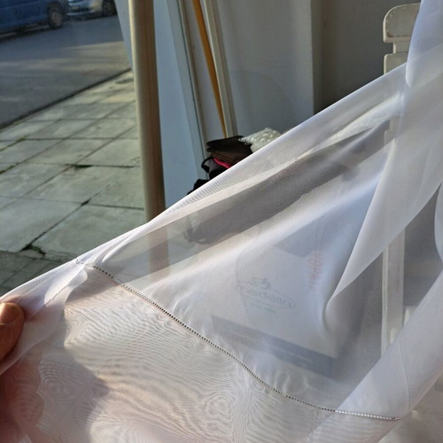 Curtain fabric new 15 meters, 2.4m height, double from Germany