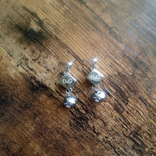 D&G silver earrings, Dolce & Gabbana