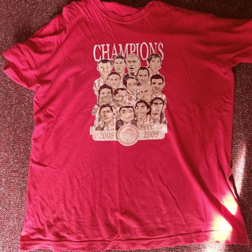 Olympiakos short-sleeve shirt champions 2008/2009 used