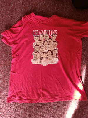 Olympiakos short-sleeve shirt champions 2008/2009 used