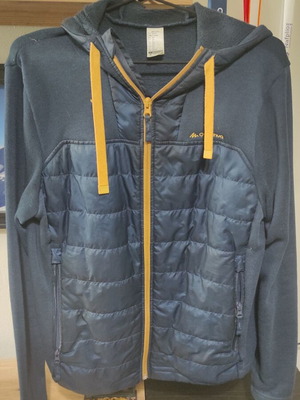Decathlon Quechua Hybrid Jacket used, men's Medium, blue orange