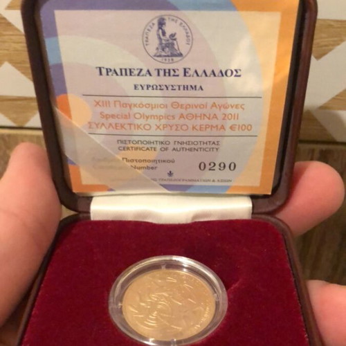 Lyra gold 7.98g new, collectible coin limited to 1000 pieces