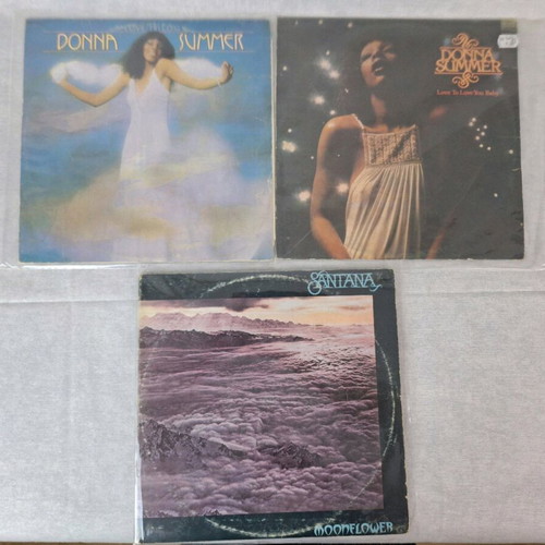 Set of 7 vintage pop vinyl LPs used, in good condition
