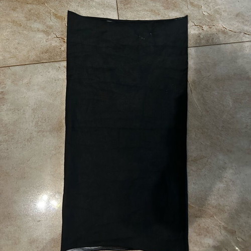 Neck balaclava, black and green