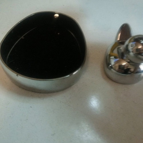 Umbra jewelry boxes used, silver duck set of 2