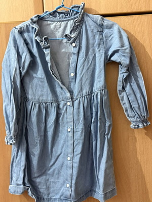 Denim dress Kiabi like new, size 2Y 92cm