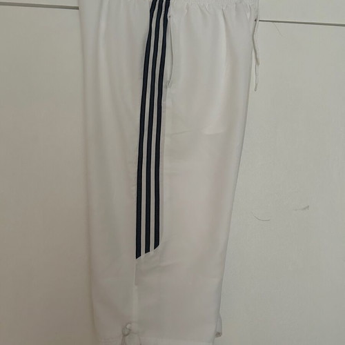 Adidas unisex white windbreaker tracksuit XL like new