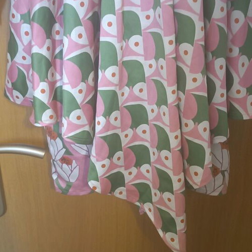 Never On Sunday dress multicolor, like new, satin