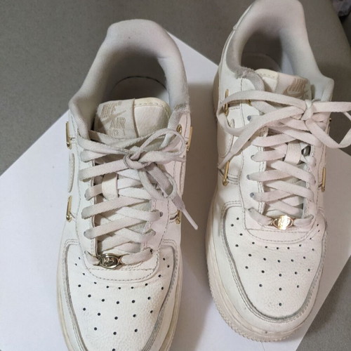 Nike Air Force 1 '07 LX women's sneakers, sail metallic gold, size 36
