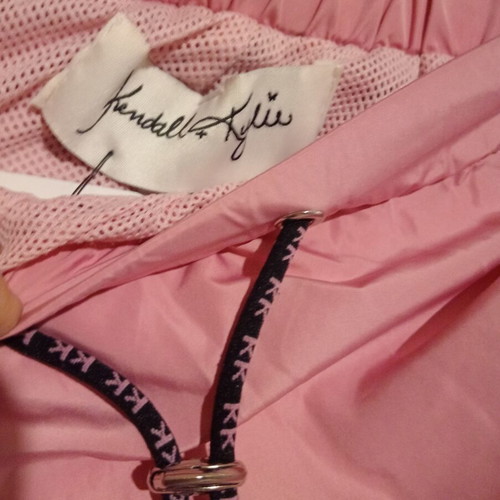 Kendall+Kylie mini skirt XS new, pink, double layer with pockets