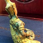  Σπάνια αντίκα από τις αρχές του 20ου Αιώνα  Χειροποίητο μασίφ σκαλιστό μπρούντζινο άγαλμα με υπέροχες λεπτομέρειες... Άριστη κατάσταση!