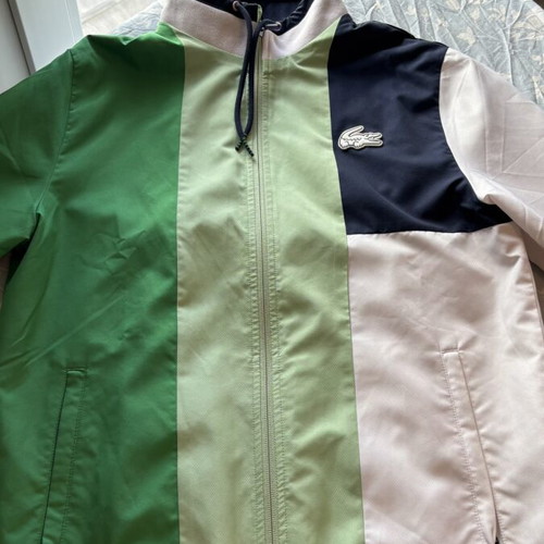 Lacoste men's windbreaker jacket like new, size S, multicolor