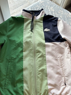 Lacoste men's windbreaker jacket like new, size S, multicolor