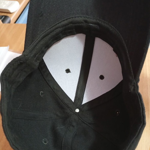 Venezia hat black with brown leather, like new