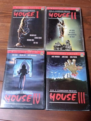 Συλλογή Horror DVD House I, II, III, IV μεταχειρισμένα με ελληνικούς υπότιτλους