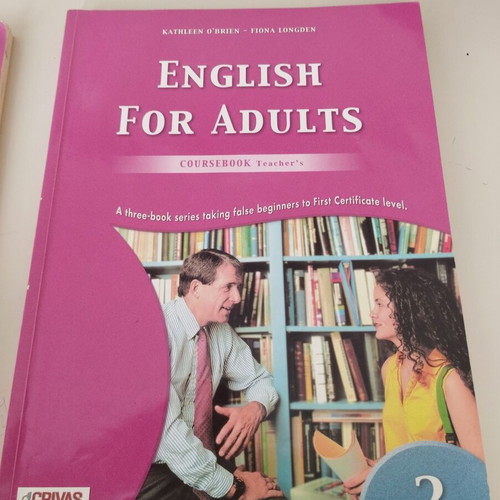 English for Adults Teacher's Editions set of 2 books like new