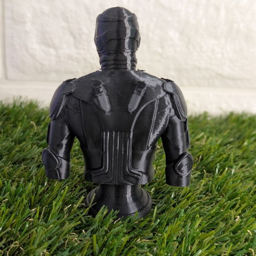 The Boys Black Noir 3D printed figure used with handpainted details