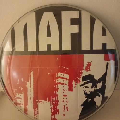 Mafia poster used in circular frame 35 cm