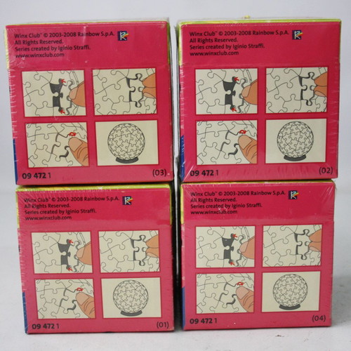 Winx Club puzzle ball 4 pieces 60 pieces each, sealed