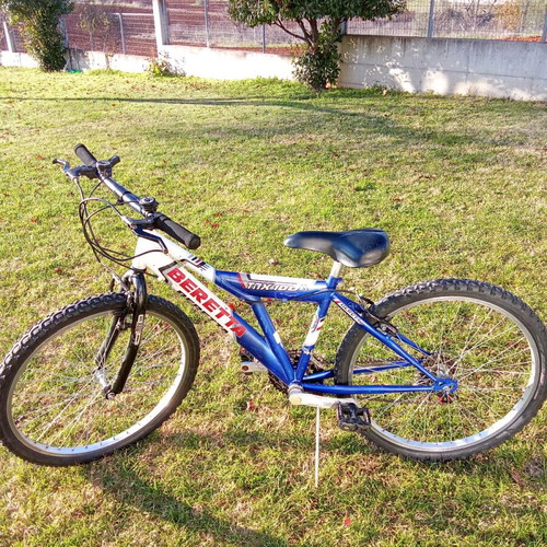 Mountain bike used, blue, 24 inch, with gears