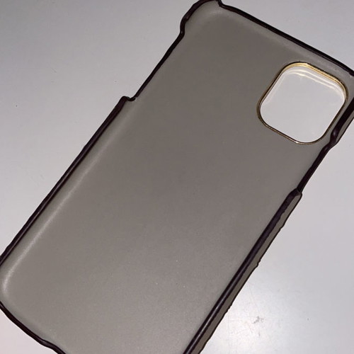 Leather phone case for iPhone 11 used with removable strap