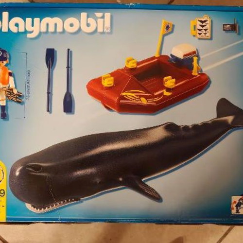 Playmobil 4489 Whale Spouter set like new