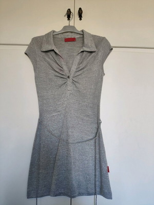 Scandalo silver mini dress like new, size S