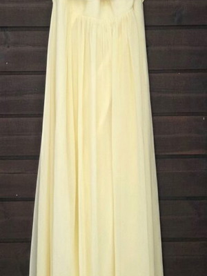 Dorothy Perkins yellow maxi dress used, size L
