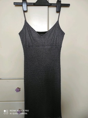 Φόρεμα Attrattivo μεταχειρισμένο, γκρι μεταλλικό, small