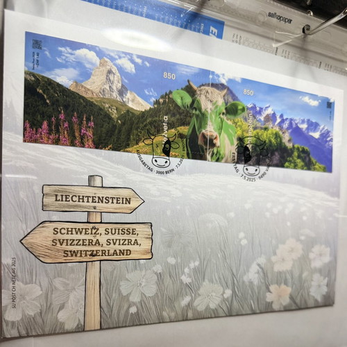 Crypto Stamp CHLI 2025 Green Edition Switzerland & Liechtenstein like new