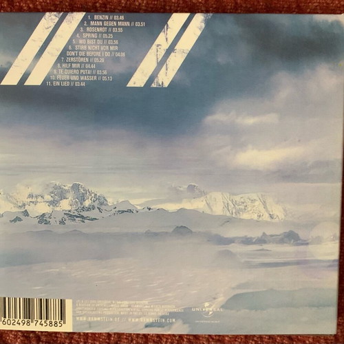 Rammstein Rosenrot CD Digipak like new, metal