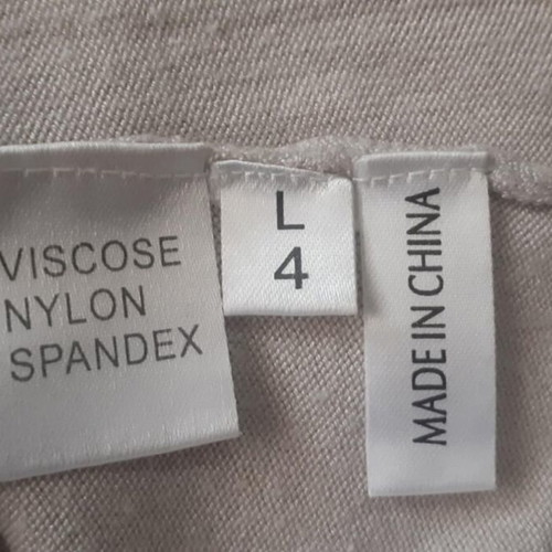 Jersey long-sleeve blouse used, lilac, size L