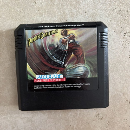 Jack Nicklaus Power Challenge Golf Sega Genesis game