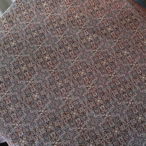 Collectible silk fabric like new 94×94 cm with oriental pattern