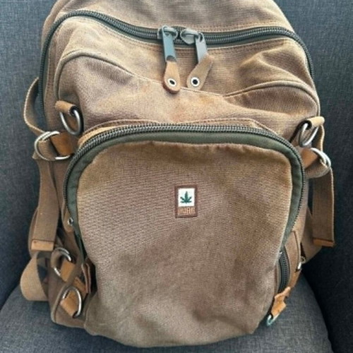 Backpack hemp type like new, durable and eco-friendly fabric