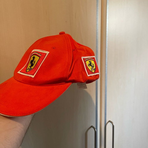 Puma x Ferrari collectible hat like new, red