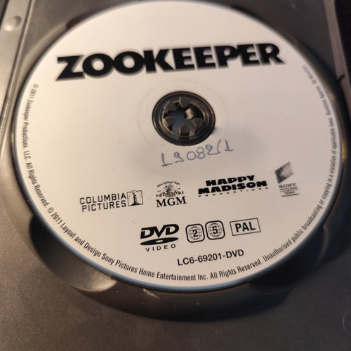 Zookeeper DVD used, comedy with subtitles