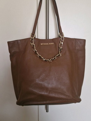 Michael Kors leather bag used, brown